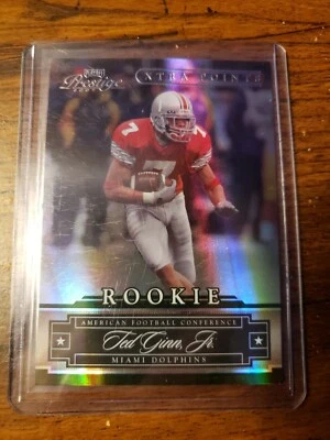 2007 Playoff Prestige Xtra Points Platinum #164 Ted Ginn Jr. RC SER# 24/25 - Image 1 of 2