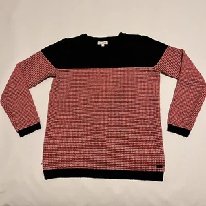 Rip Curl Knitted Jumper Size 10 Vintage Surfwear Pink & Black. Free Shipping. - Picture 1 of 7