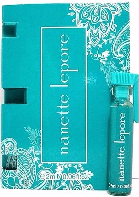 NANETTE LEPORE Eau De Parfum frasco para mulheres 0,06 oz/2 ml TAMANHO DA AMOSTRA!!! - Imagem 1 de 3