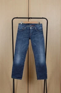 Prada Straight Cotton Blue Jeans  Made in Italy Size 27 - Picture 1 of 7
