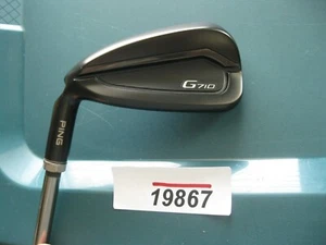 LH Ping G710 Black Dot - 7 Iron - UST Recoil F3 Regular Flex Graphite #19867 - Picture 1 of 8