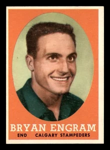 Bryan Engram 1958 Topps CFL 1958 NO 10 NRMINT + 22579 - Bild 1 von 2