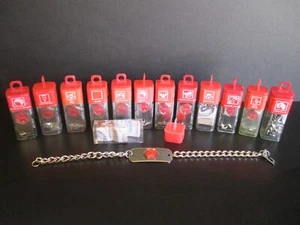 NEW Apothecary Medical Alert ID Bracelets Stainless Steel Choose from a Variety - Picture 1 of 18