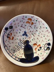Allertons Gaudy Welsh Flow Blue Serving Bowl 8 1/2" across - Picture 1 of 8