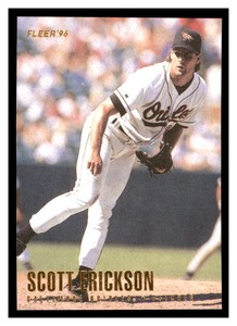1996 Fleer #7 SCOTT ERICKSON Baltimore Orioles ~D9PP