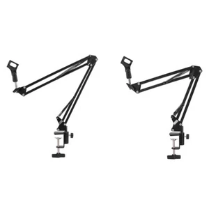 Boom Arm Microphone Adjustable Mic Arm Desk Mount Mic Stand for Gaming Streaming - Picture 1 of 14