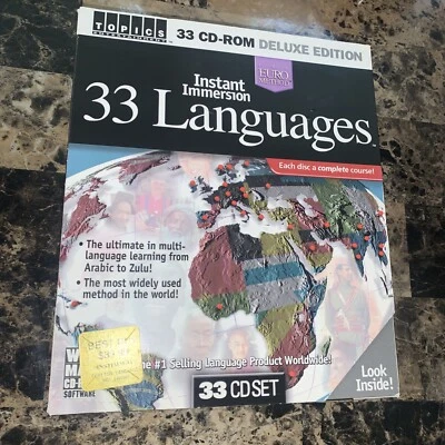 The Euro Method Instant Immersion 33 Languages (33 CD Set) Deluxe Edition - Image 1 of 4