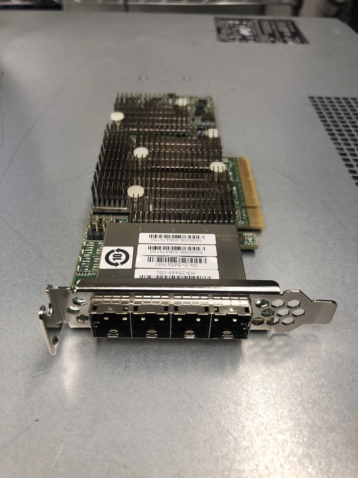 LSI 9206-16e 6Gb/s 16-Port SATA SAS PCI-e 3.0 x8 External HBA SAS2308 LP SFF8644 - Image 1 of 4