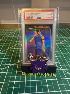 2024 Topps Chrome #1 Shohei Ohtani SP variazione immagine PSA 10 stampa corta - Foto 1 di 2