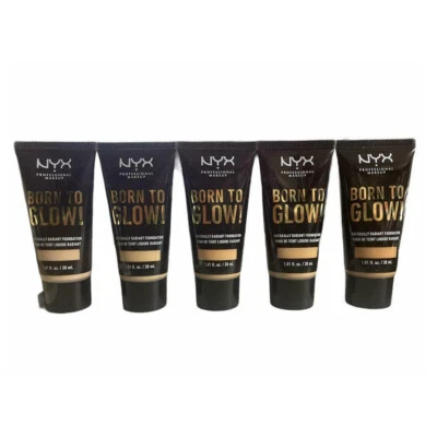 NYX MAKEUP Born To Glow Naturally Radiant Foundation 1.01 oz Choose Color - Image 1 of 4