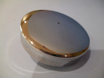 BSA BANTAM D7 D10 D14 PETROL FUEL TANK  FILLER CAP CHROME 'NEW'  83-3875 29-7898 - Image 1 of 2