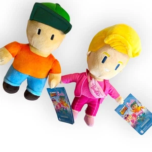Stumble Guys Barbie Plüsch Buddies Limited Edition Set 2 Neu mit Etikett - Bild 1 von 4