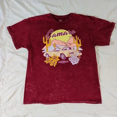 GM Chevrolet Camero 1981 графический футболка размер большой ретро официальный Western футболка - Изображение 1 из 4