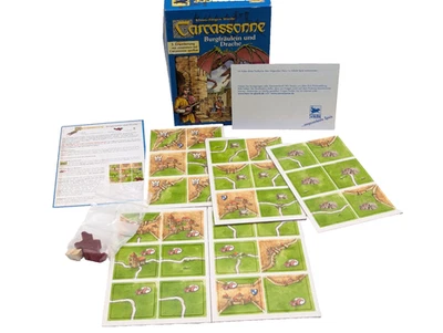 Caracassone Burgfräulein und Drache Erweiterung Hans im Glück Unbespielt - Bild 1 von 4