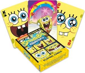 Cartas de Juego Caras de Bob Esponja Acuario - Baraja de Cartas Temática de Bob Esponja para tu - Imagen 1 de 5