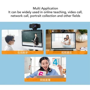 USB Computer Camera 4K HD Plug And Play Variable Focus PC Webcam With Mic For CB - Afbeelding 1 van 22