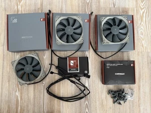 3 plaquettes vibrantes Noctua NF-P12 Redux 1700 PWM, NA-SAVP1, câbles NA-SEC3 60 Ext - Photo 1/6
