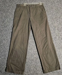 Cabela's Woodhaven Chino Mens Pants Size 32x30 Gunsmoke Brown Cotton Canvas - Picture 1 of 8
