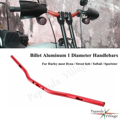 Club Style Handlebar Drag Bar 1'' Bar For Harley Dyna Sportster 1200 883 Softail - Image 1 of 4