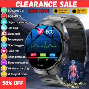 UK 2025 New Medical Grade Smart Watch Blood Pressure Oxygen Heart Rate Bluetooth - Picture 1 of 14