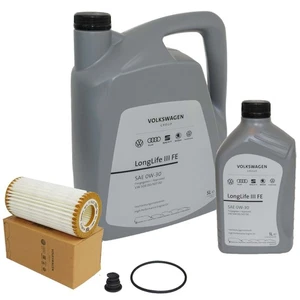 Original Ölwechselkit 6l VAG 0W-30 MOTORÖL FÜR AUDI SEAT SKODA  1.8 2.0 TSI TFSI - Bild 1 von 1