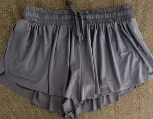 Damen Leftear fließende Stretch Activewear Kordelzug Shorts Größe M - Bild 1 von 4