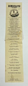 CHARLES H HARDIN, 1874 MISSOURI STATE DEMOCRATIC BALLOT (TICKET) - Picture 1 of 7