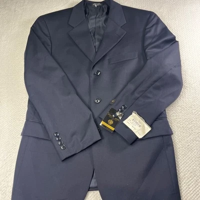 Donald Trump Signature Navy Blue Wool Blazer Size 38 New - Image 1 of 4