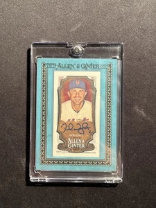 2024 Topps Allen & Ginter Béisbol David Wright MINI MARCO AZUL AUTOMÁTICO/50 - Imagen 1 de 2