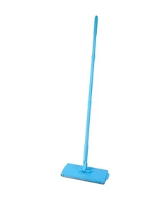 Joy CleanBoss Easy-Clean Mop, Dust & Sweep Wet/Dry Kick Mop- Ice Blue - Picture 1 of 11
