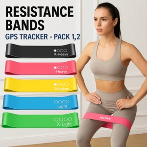 Set of 5 Resistance Bands for Home Gym | Exercise Fitness Loop Bands | Latex - Picture 1 of 11