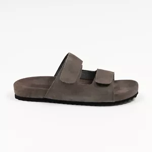 Sandalias de dos correas grises para hombre The Men's Store talla 10 (exhibición de tienda) - Imagen 1 de 5