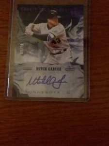 2018 PANINI DIAMOND KINGS MITCH GARVER PURPLE AUTO 6/20 ROOKIE RC TWINS - Picture 1 of 3