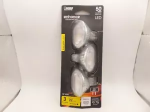 FEIT ELECTRIC BPEXN/930CA/3 50W MR16 GU5.3 LED LIGHT BULB BRIGHT WHITE 3-PACK - Picture 1 of 3