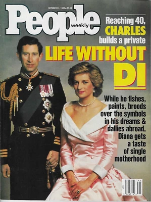 People Magazine Oct 31, 1988 Prince Charles  Princess Diana George Burns - Image 1 of 2