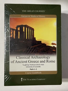 CD Audiobook Classical Archaeology of Ancient Greece and Rome by John R Hale NEW - Foto 1 di 2