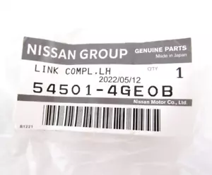 Genuine OEM Nissan Infiniti 54501-4GE0B Driver LH Lower Control Arm Link - Picture 1 of 7