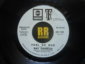 RAY CHARLES - FEEL SO BAD US ABC / TANGERINE PROMO SEVENTIES - Picture 1 of 1