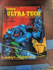 Ultra-Tech Gurps Weapons & Equipment For Future Ages Steve Jackson Games - Imagen 1 de 2