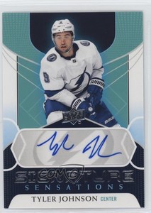 2020-21 Upper Deck Signature Sensations Series 1 Tyler Johnson #SS-TJ Auto