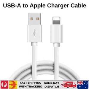 Apple iPhone 14 13 12 11 iPad USB-A to iPhone Fast Charging cable 🚀🚀🚀 - Picture 1 of 6