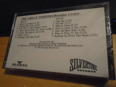 SEALED PROMO Brendan Croker CASSETTE TAPE Great Indoors DIRE STRAITS Chet Atkins - Image 1 of 2