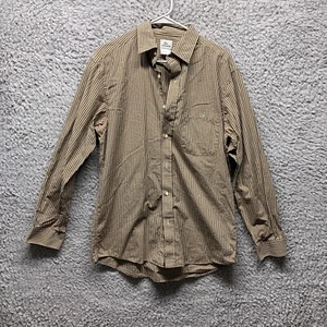 Camicia Lacoste slim fit con bottoni tasca marrone quadri alligatore manica lunga 40 fr - Foto 1 di 8