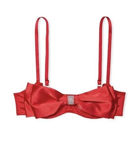 Victorias Secret Dream Angels Wicked Unlined Bow Balconet Bra size 34B NWT - Picture 1 of 4