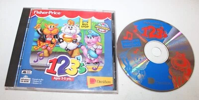 Fisher Price 1-2-3-'s (PC, Windows 95 & 3.1) Teaches Numbers, Counting & Math - Image 1 of 2