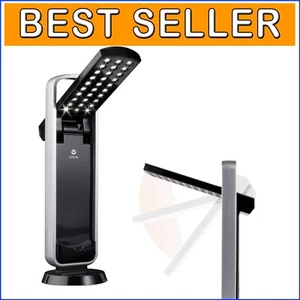 Energy-Efficient LED Mobile Lamp with Adjustable Shade - 40,000 Hour Lifespan - Picture 1 of 8