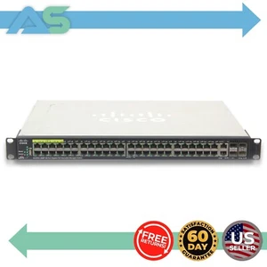 Cisco SG350X-48MP-K9 V03 commutateur réseau Gigabit POE géré empilable 48 ports - Photo 1/14