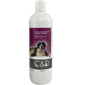 C & D Pet Extra Moisture Conditioner Almond Vanilla 500ml - Picture 1 of 1