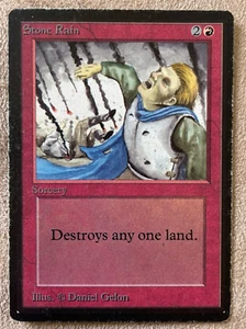 MTG MAGIC THE GATHERING - BETA - STEINREGEN - Bild 1 von 10