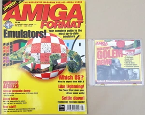 Amiga Format Magazine w/CD ©Aug.1998 Emulators Golem Doom Editor Iconian +MORE - Afbeelding 1 van 12